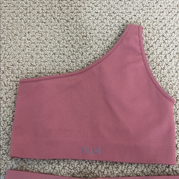 SET ACTIVE x Ouai Collab (Top & Leggings) Workout Set Sz XS - Picture 4 of 7